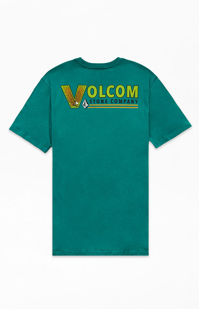 Gent T-Shirt - Green - Volcom - Pacsun GOOFASH