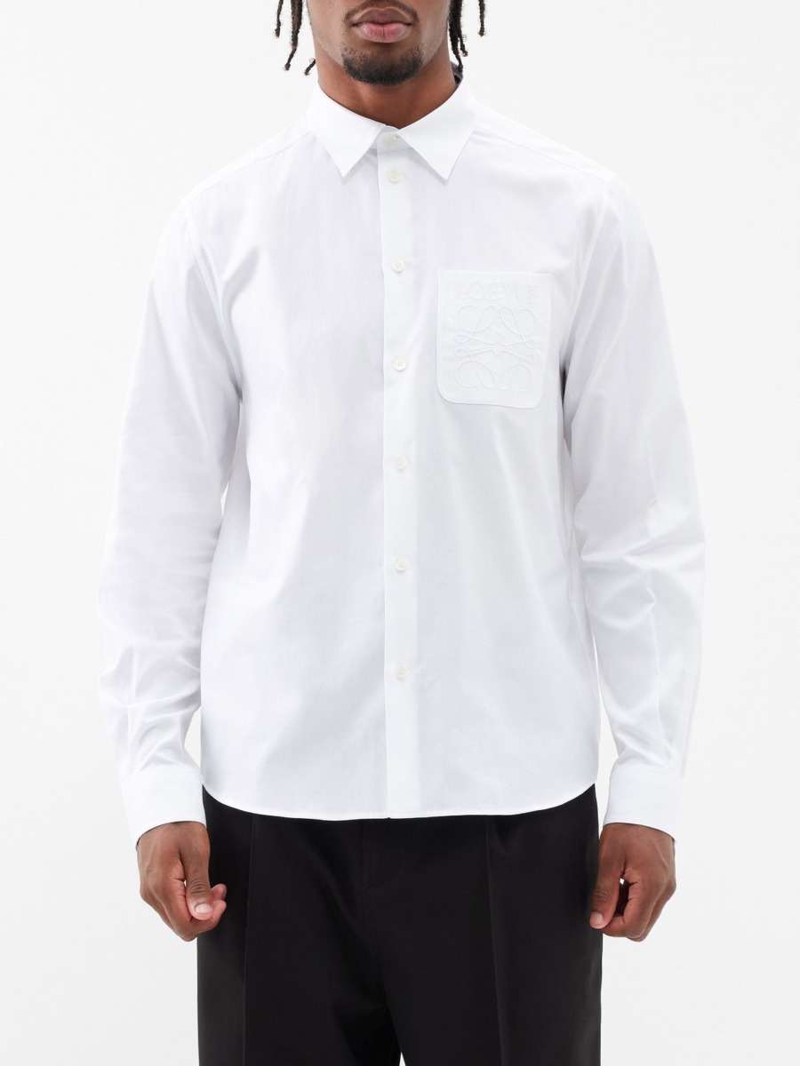 Gent White Shirt Matches Fashion Loewe GOOFASH