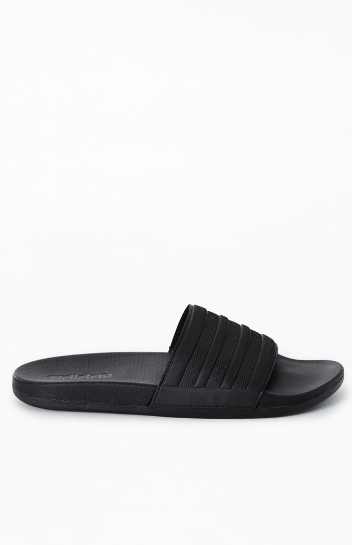 Gents Black Sandals Adidas Pacsun GOOFASH