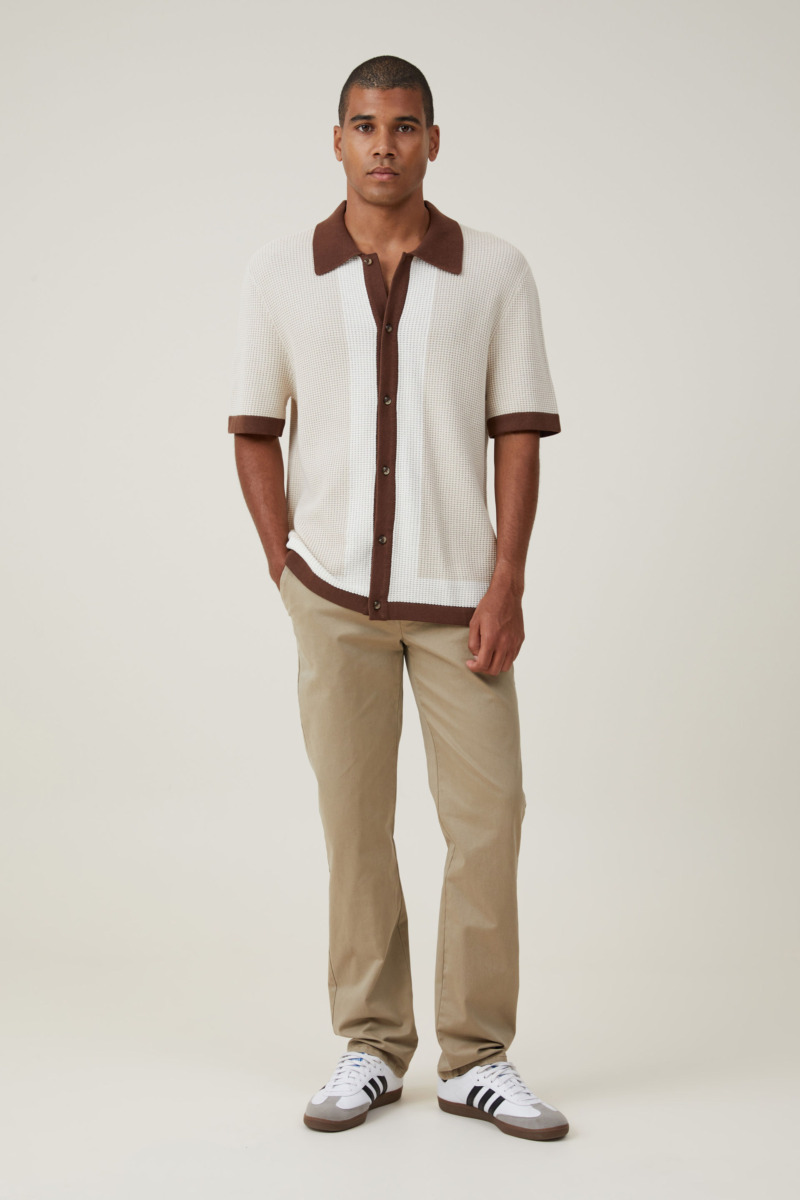Gents Camel Chino Pants from Cotton On GOOFASH