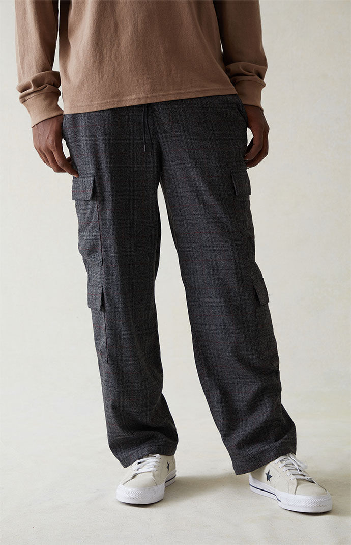 Gents Cargo Trousers - Grey - Pacsun GOOFASH
