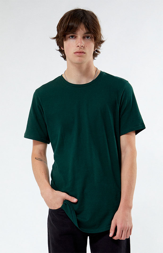Gents Green T-Shirt - Ps Basics - Pacsun GOOFASH