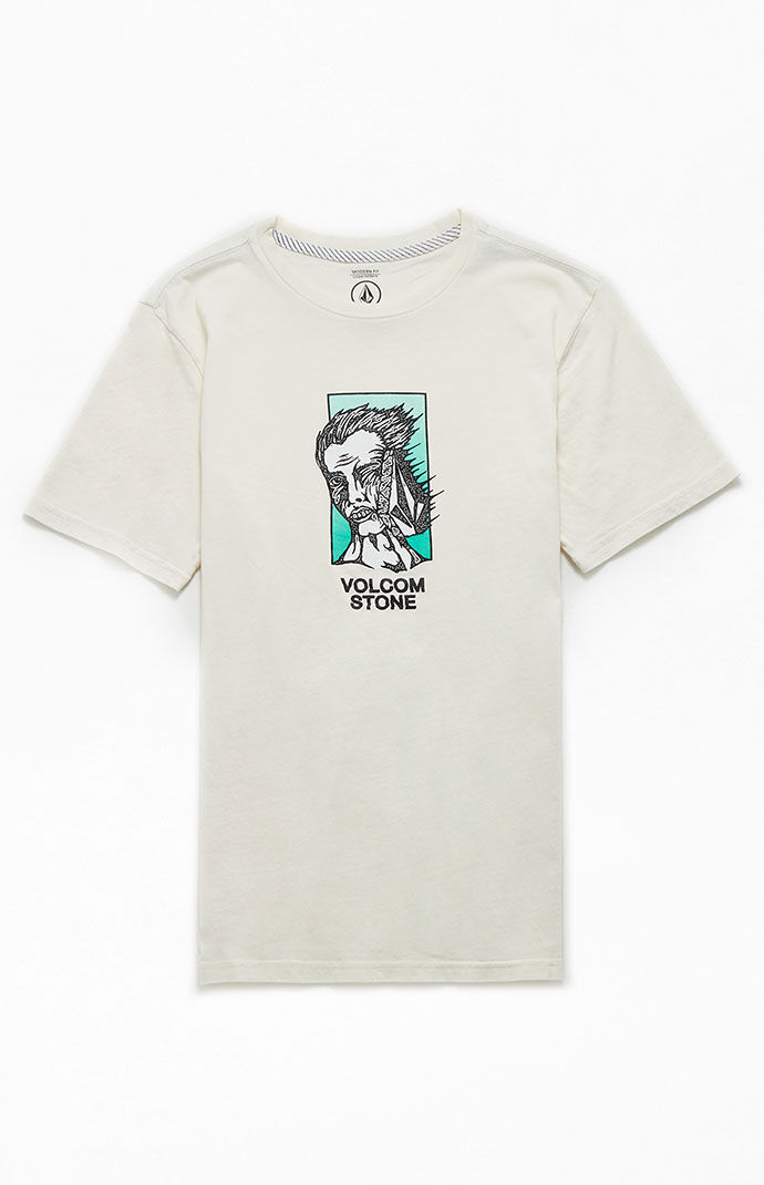 Gents T-Shirt - Cream - Volcom - Pacsun GOOFASH