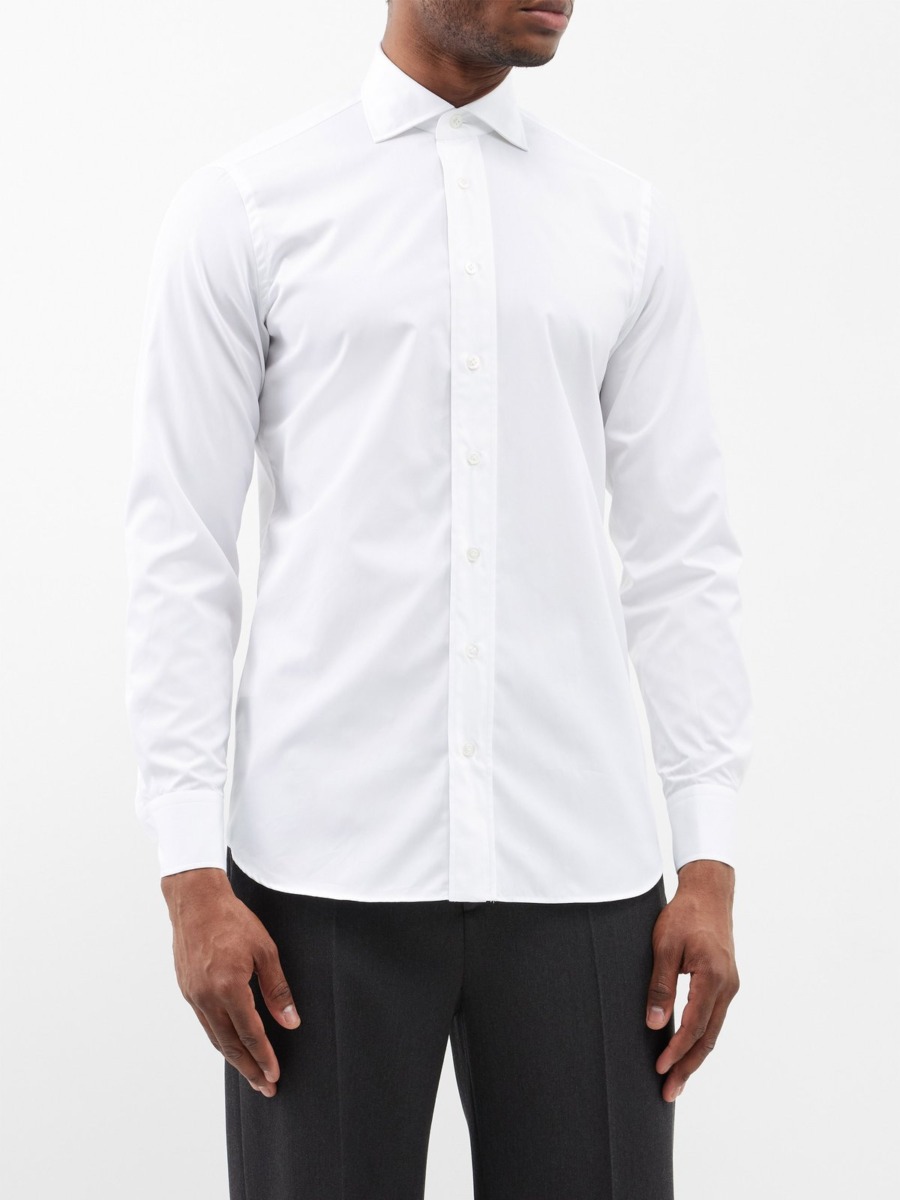 Gents White Shirt Lardini - Matches Fashion GOOFASH