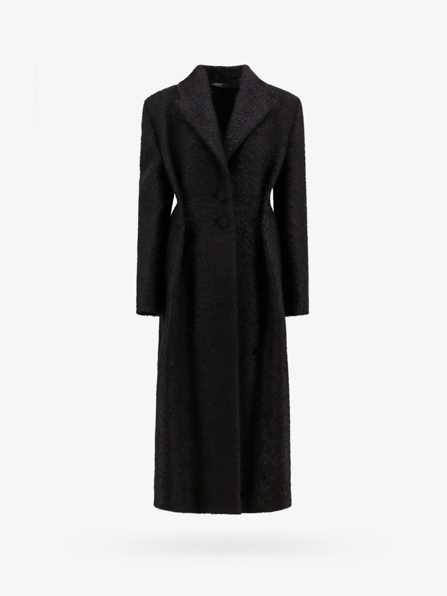 Givenchy Black Women's Coat - Nugnes GOOFASH