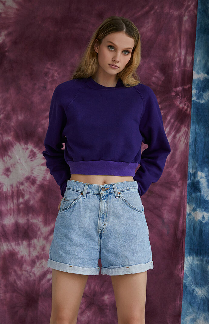 Goat Vintage Purple Women's Sweatshirt Pacsun GOOFASH