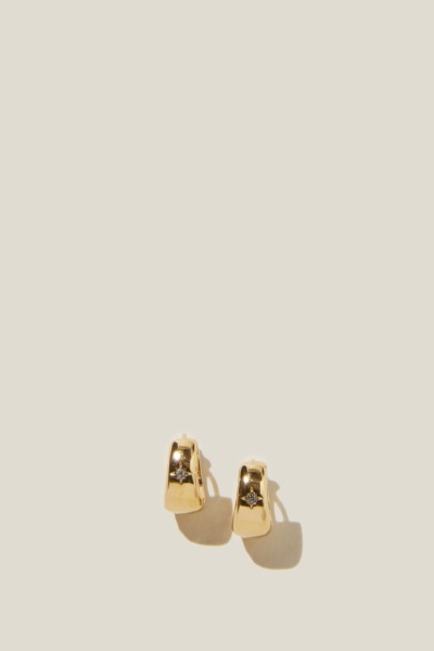 Gold Earrings - Cotton On GOOFASH