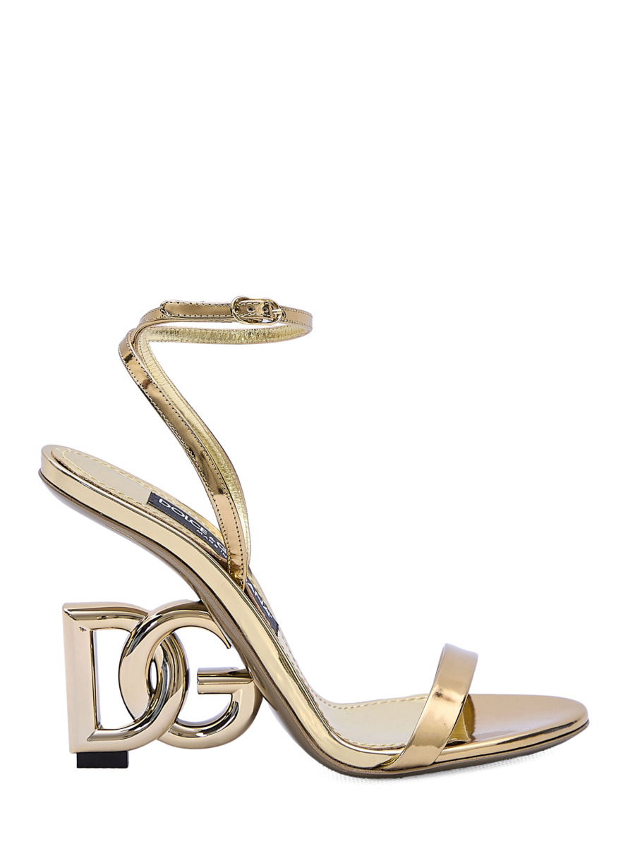Gold Sandals Dolce & Gabbana Leam Ladies GOOFASH