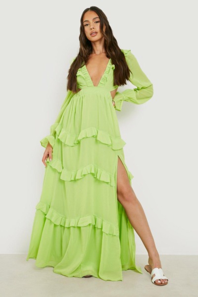 Green - Maxi Dress - Women - Boohoo GOOFASH