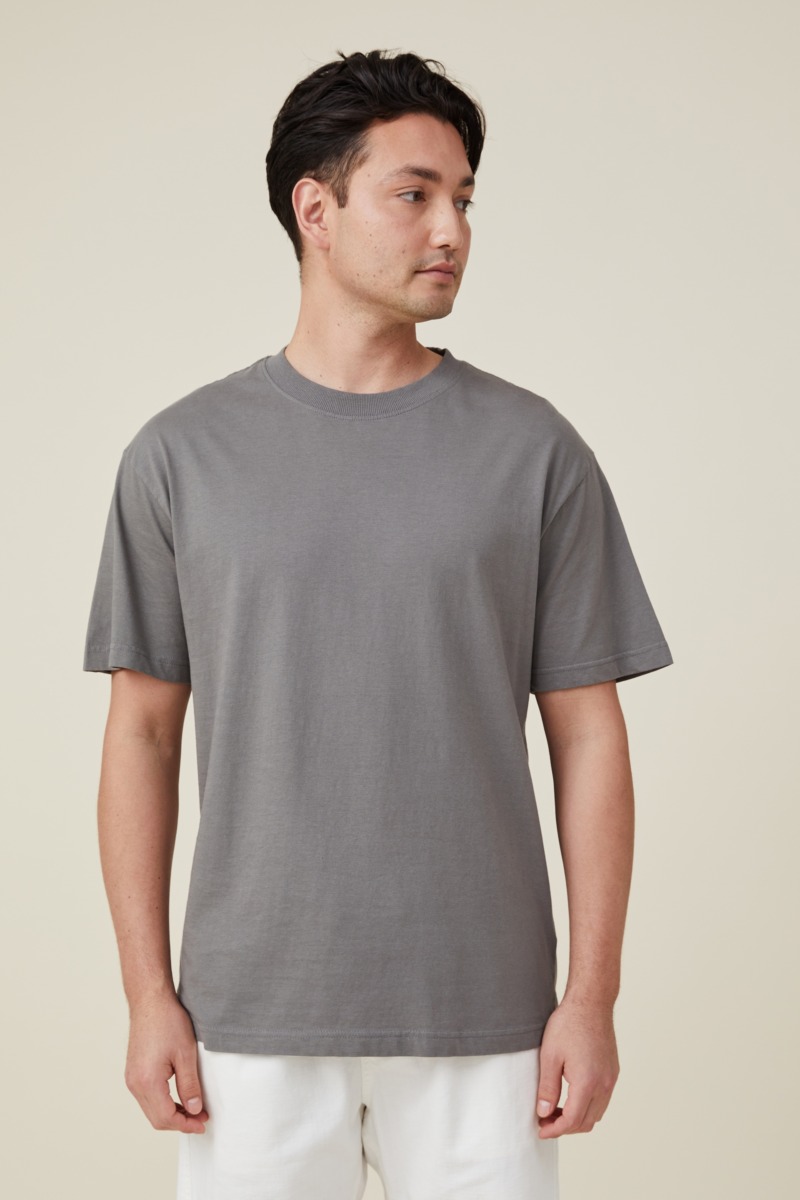 Grey T-Shirt at Cotton On GOOFASH