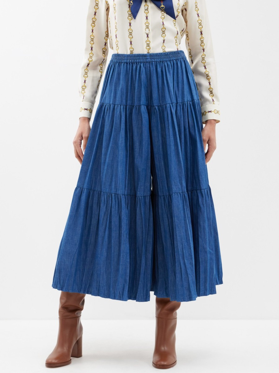 Gucci - Blue - Ladies Skirt - Matches Fashion GOOFASH
