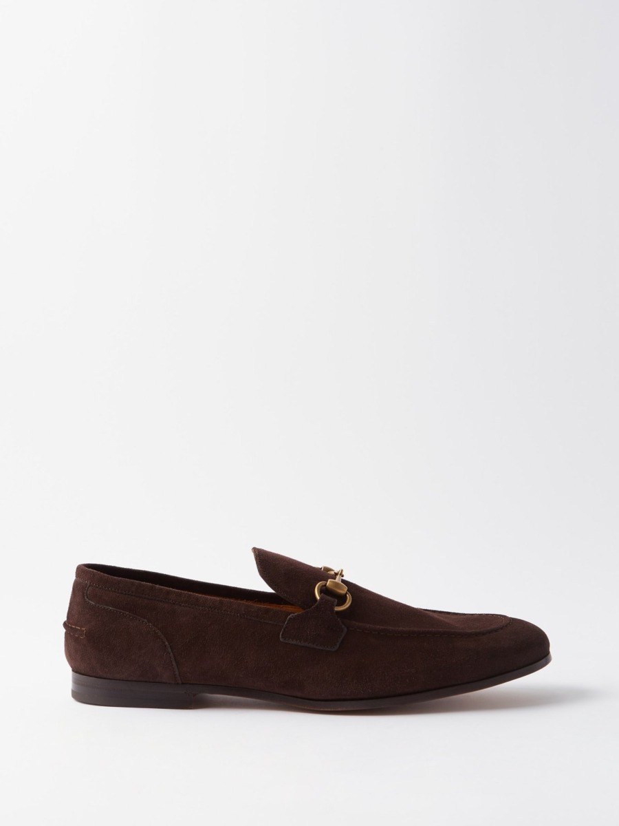 Gucci Gents Loafers in Brown at Matches Fashion GOOFASH