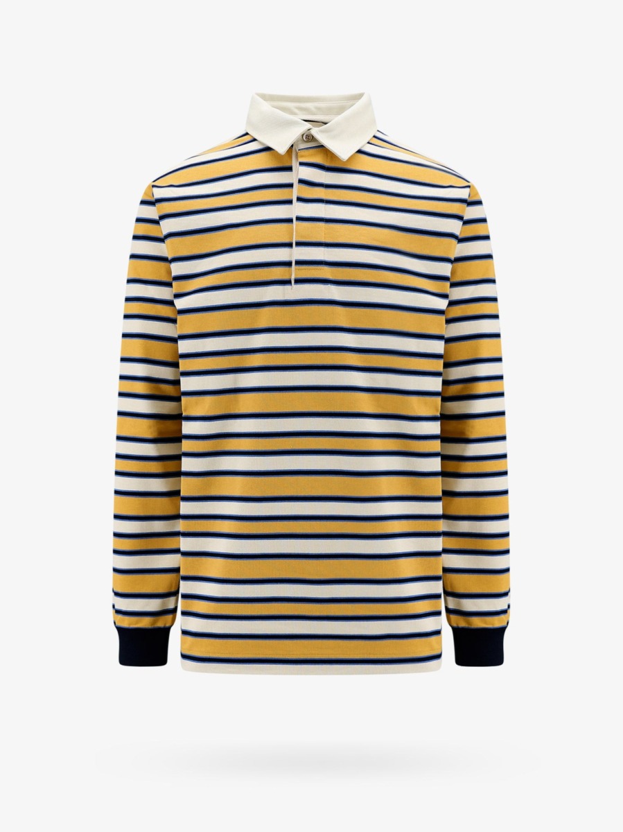 Gucci Men's Poloshirt in Yellow from Nugnes GOOFASH