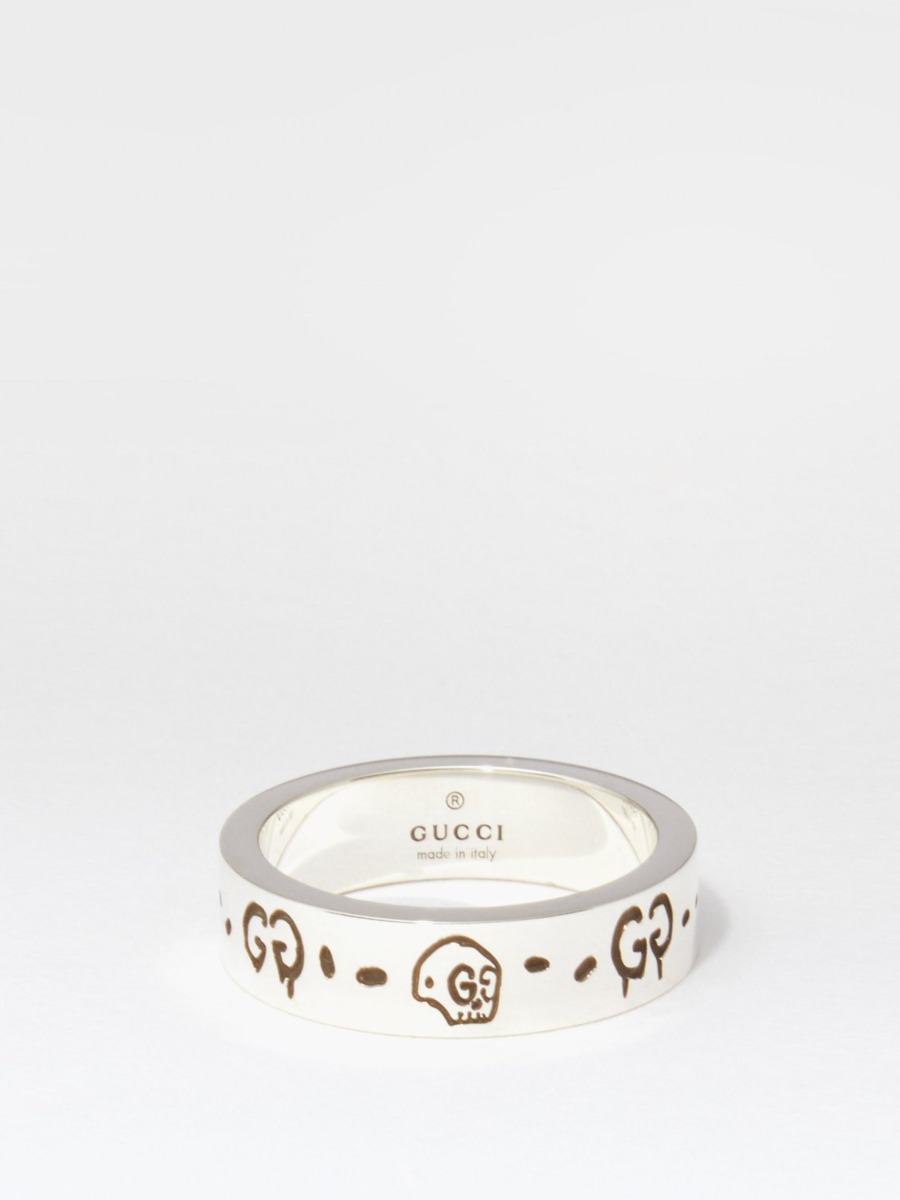 Gucci - Ring Silver for Man from Matches Fashion GOOFASH