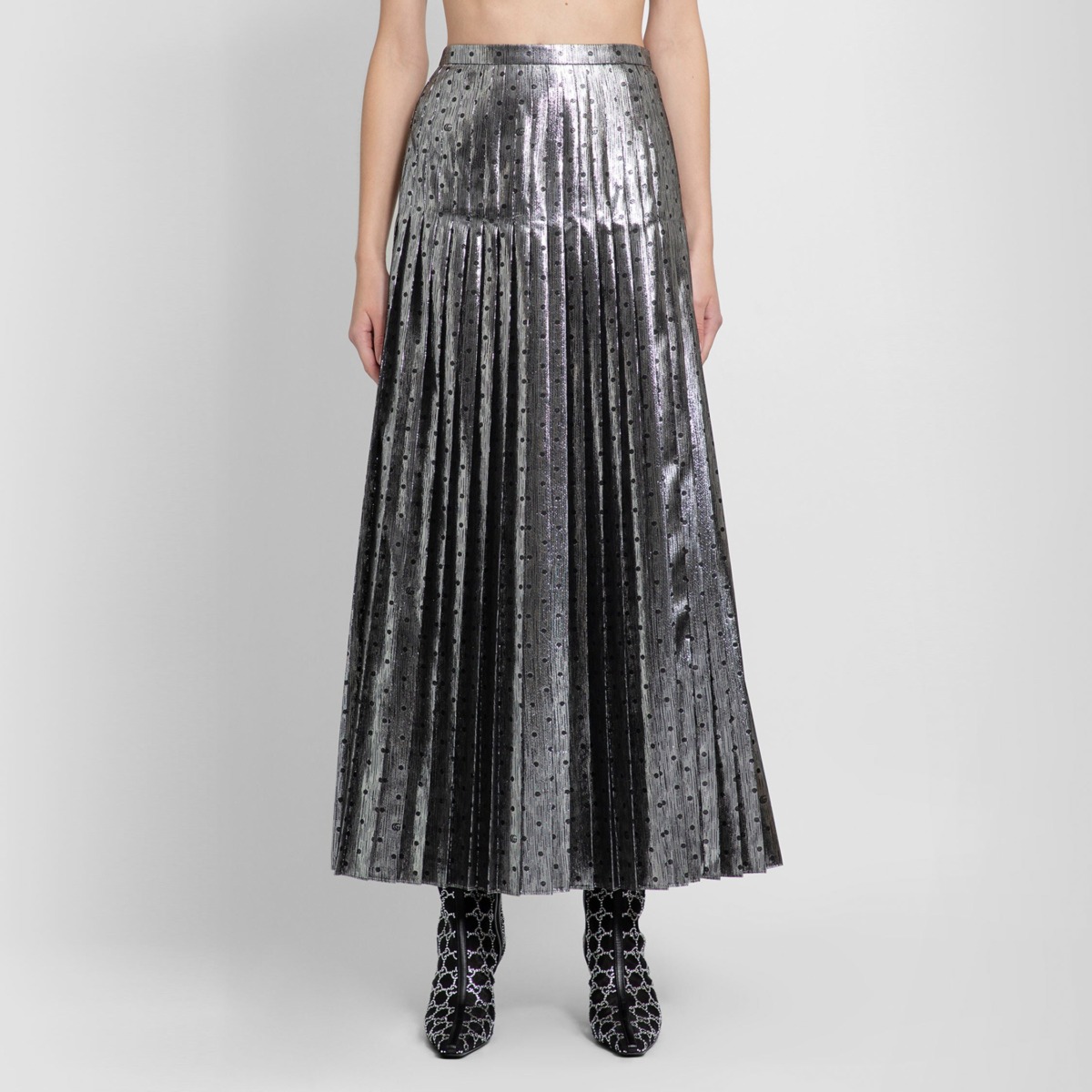 Gucci Skirt in Silver from Antonioli GOOFASH