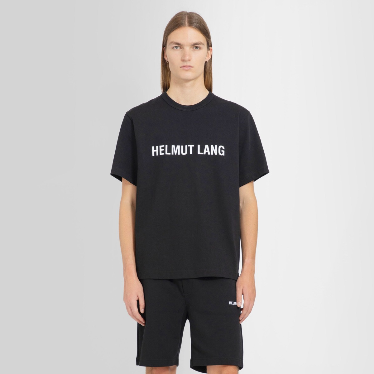 Helmut Lang - T-Shirt in Black Antonioli GOOFASH