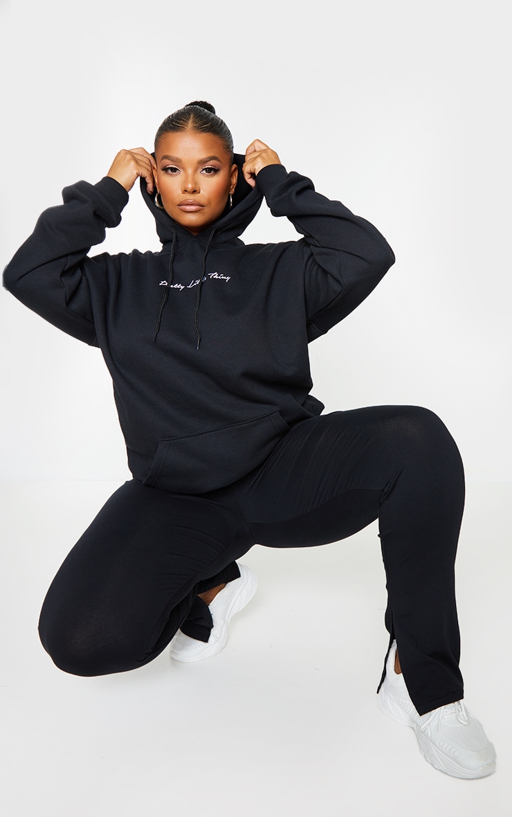 Hoodie Black for Women at PrettyLittleThing GOOFASH