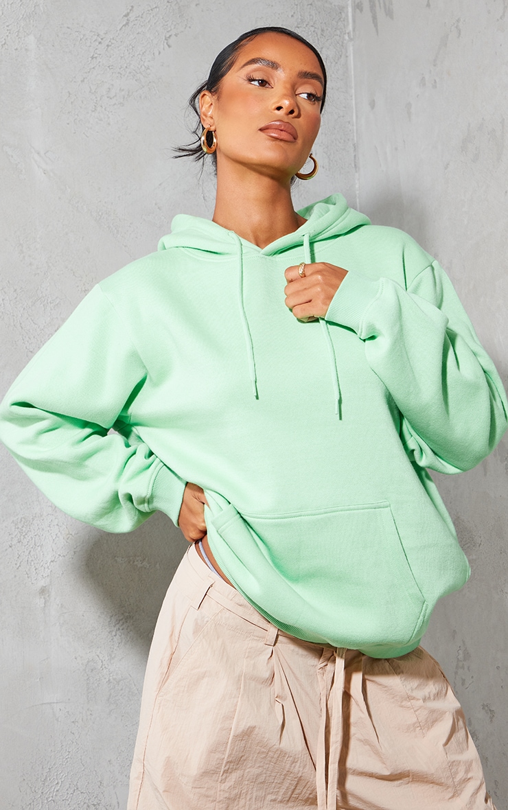 Hoodie Green for Women by PrettyLittleThing GOOFASH