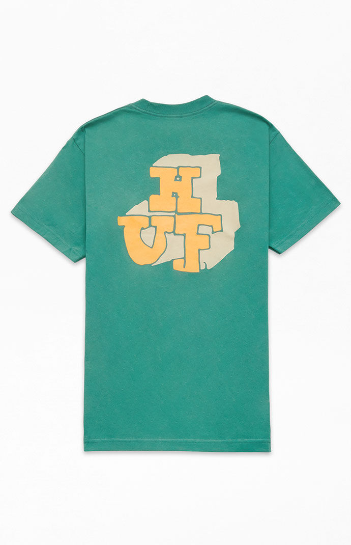 Huf - Gents T-Shirt Green from Pacsun GOOFASH