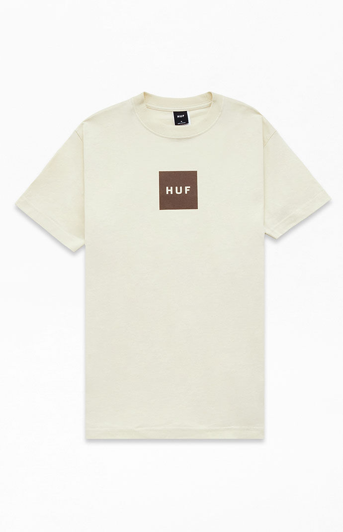 Huf - Men Cream T-Shirt by Pacsun GOOFASH