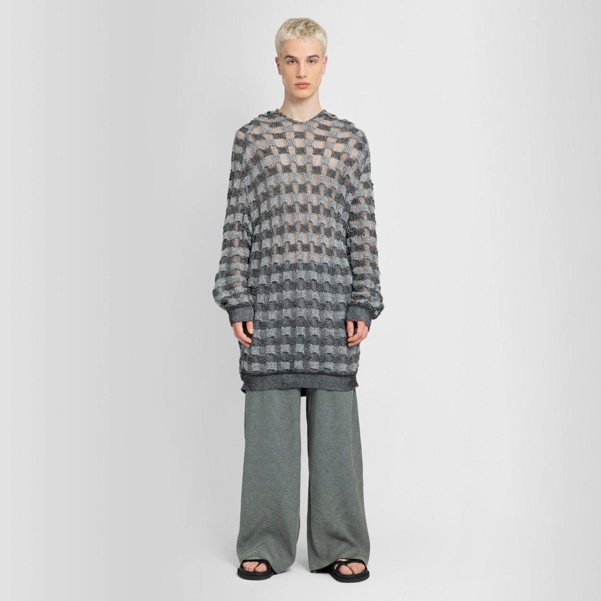 Isa Boulder - Knitwear Grey - Antonioli Man GOOFASH