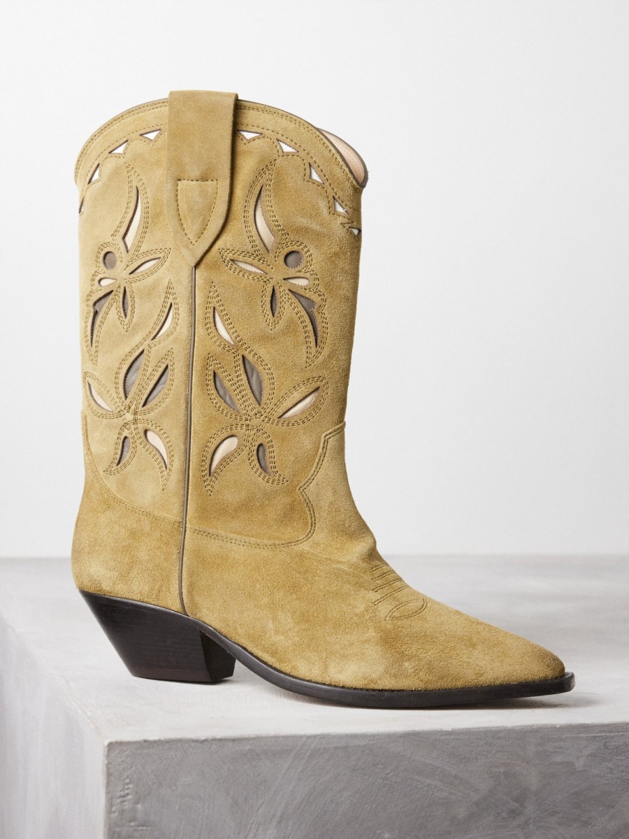 Isabel Marant - Womens Cowboy Boots Beige by Matches Fashion GOOFASH