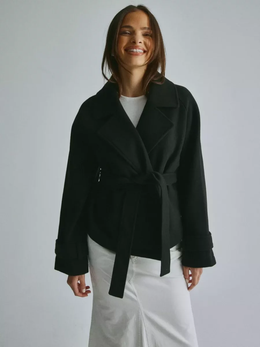 Jacket in Black for Woman from Nelly GOOFASH