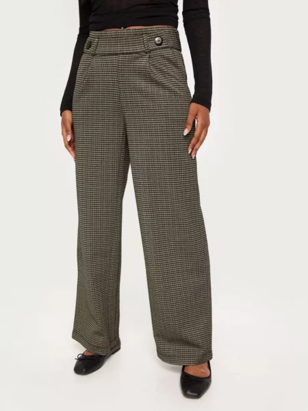 Jdy - Ladies Checked Trousers by Nelly GOOFASH