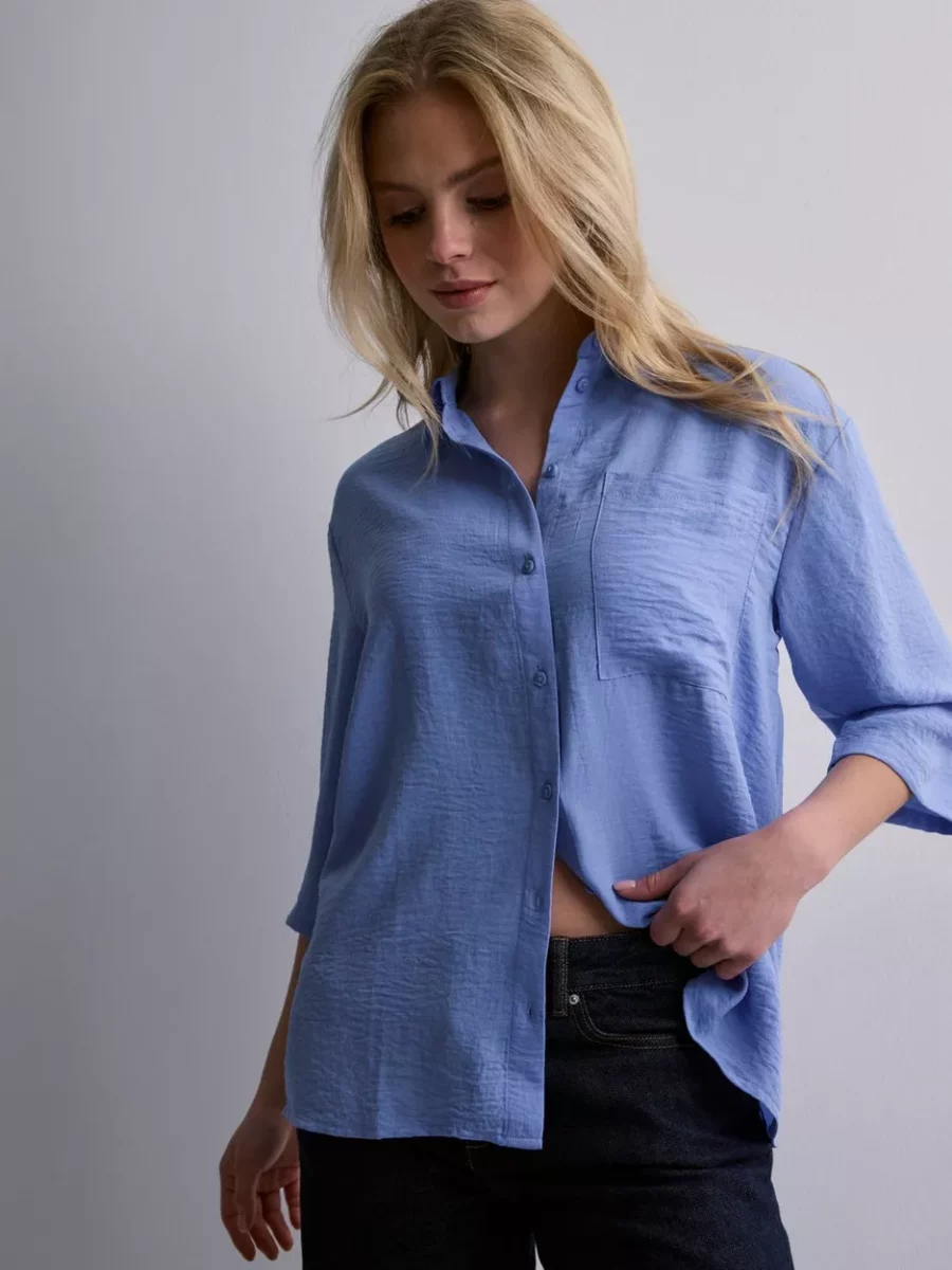 Jdy Lady Shirt in Blue by Nelly GOOFASH