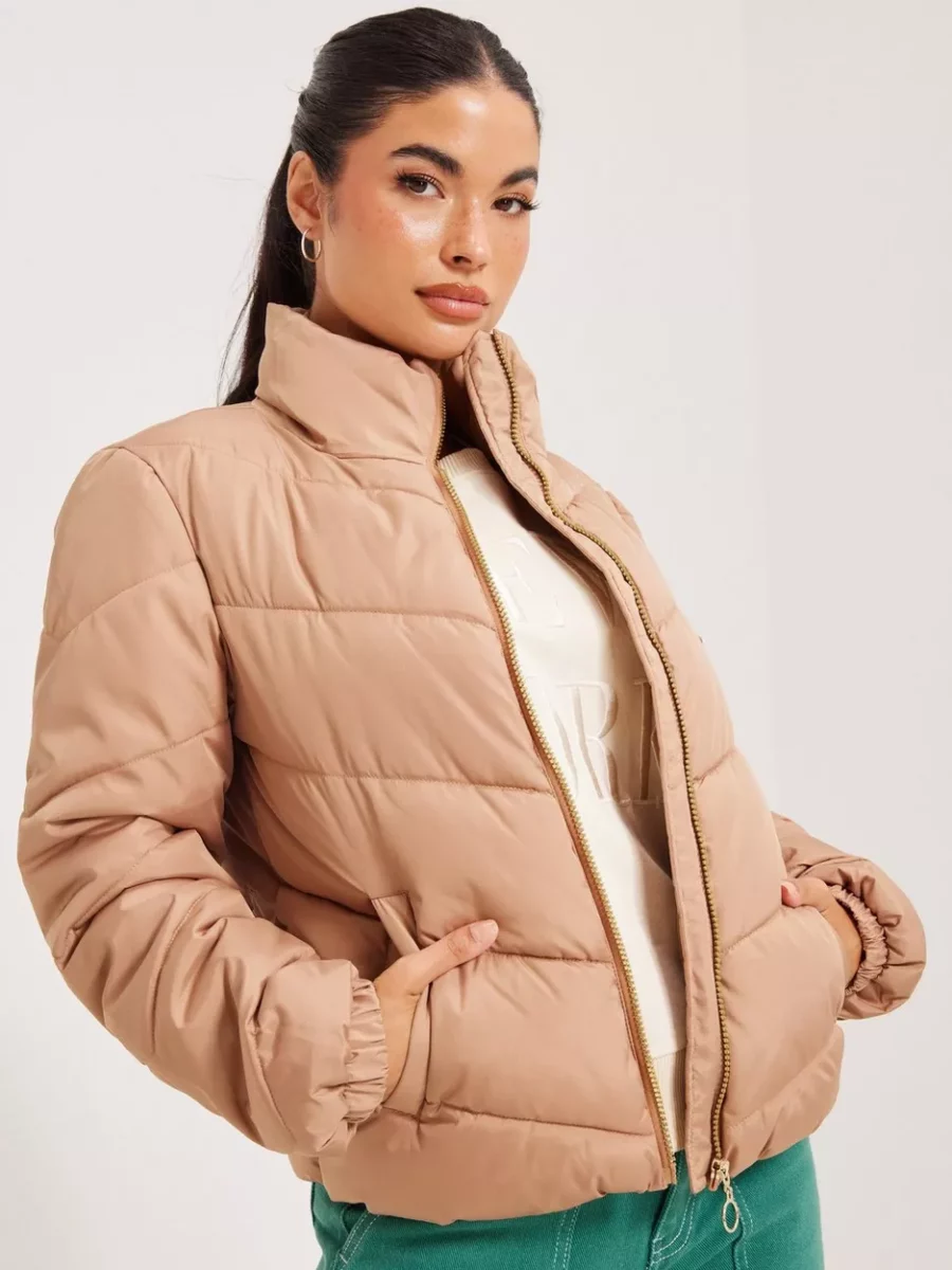 Jdy Womens Padded Jacket in Gold from Nelly GOOFASH