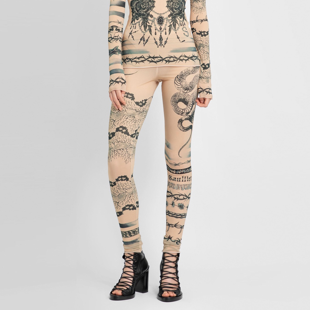 Jean Paul Gaultier - Women Multicolor Leggings by Antonioli GOOFASH