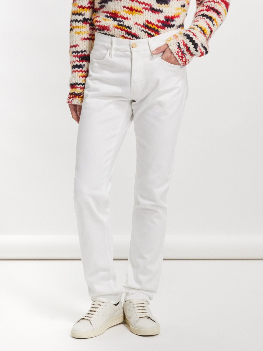 Jeans White Gabriela Hearst Men - Matches Fashion GOOFASH
