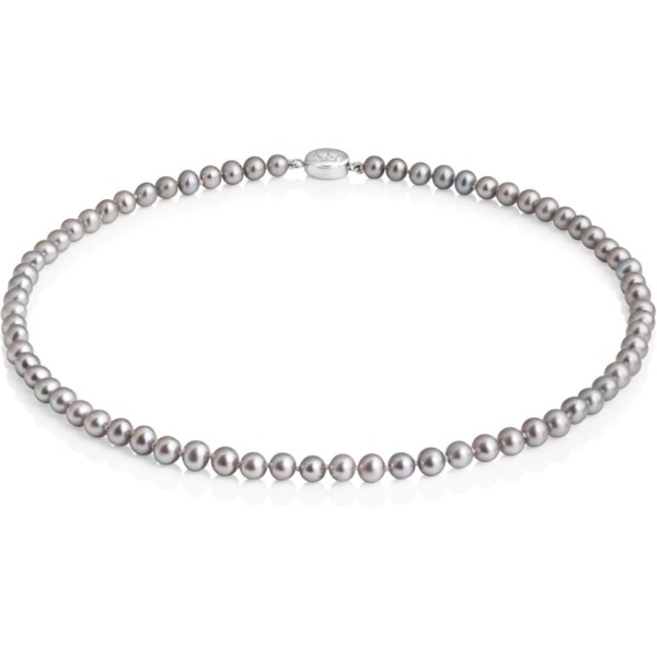 Jersey Pearl Womens Silver Necklace by Watch Shop GOOFASH