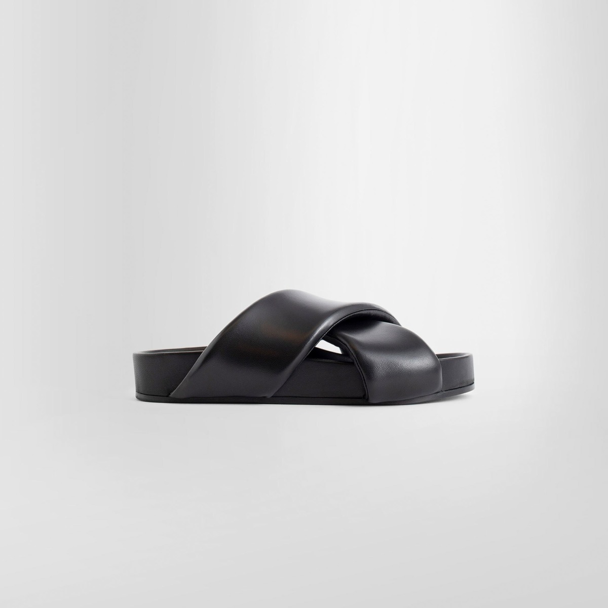 Jil Sander - Gent Black Sliders by Antonioli GOOFASH