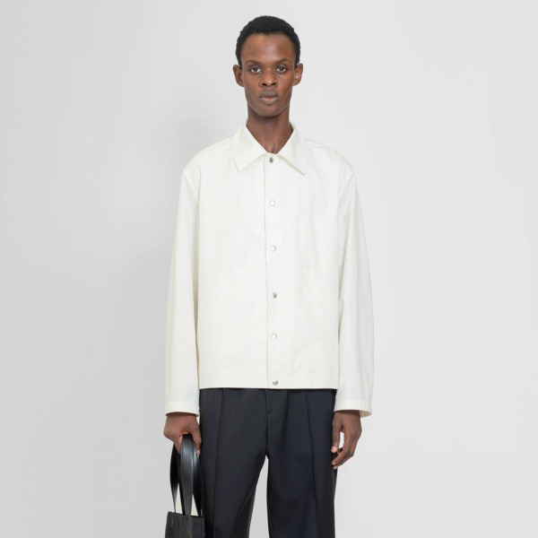 Jil Sander Man Jacket in White by Antonioli GOOFASH