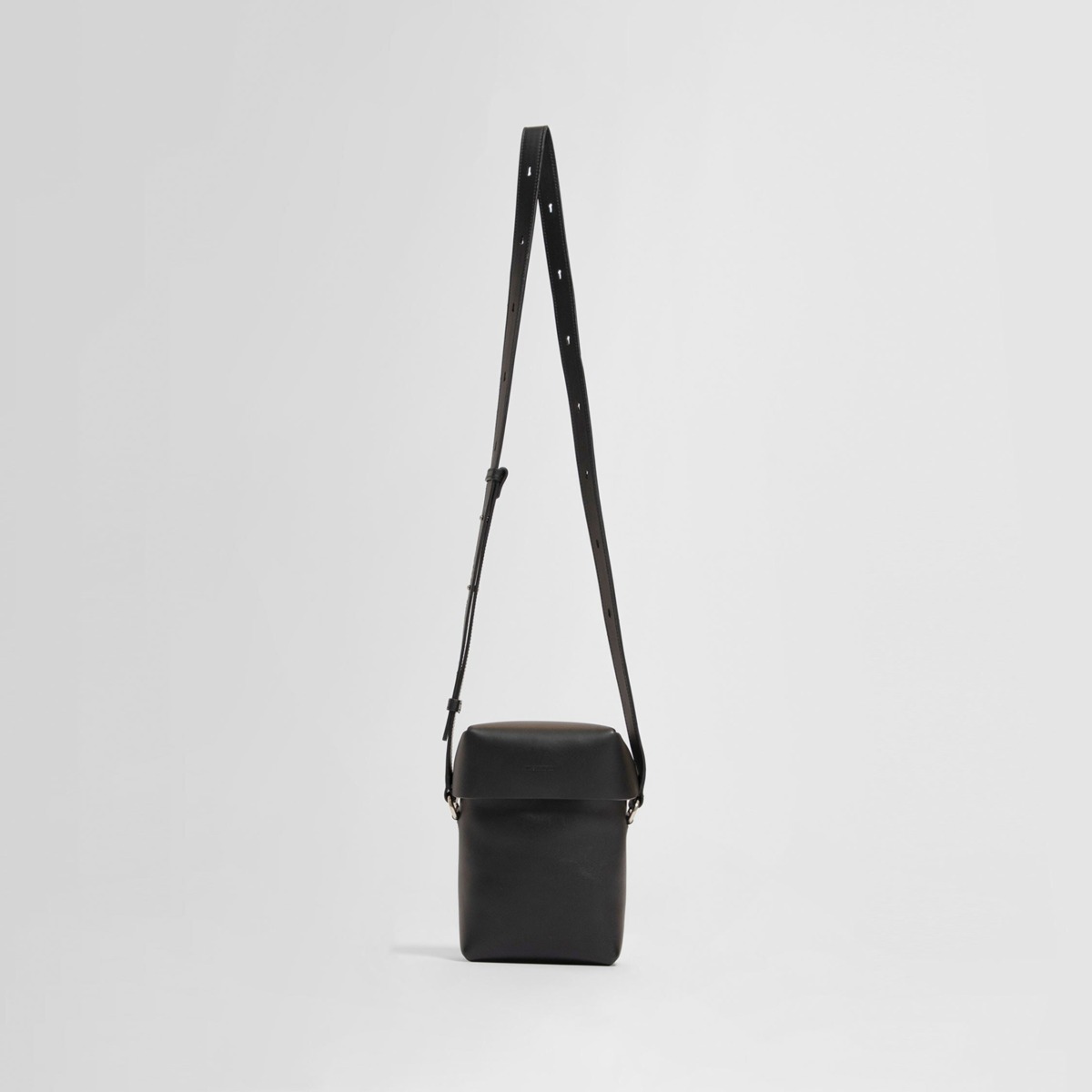 Jil Sander - Mens Black Shoulder Bag at Antonioli GOOFASH