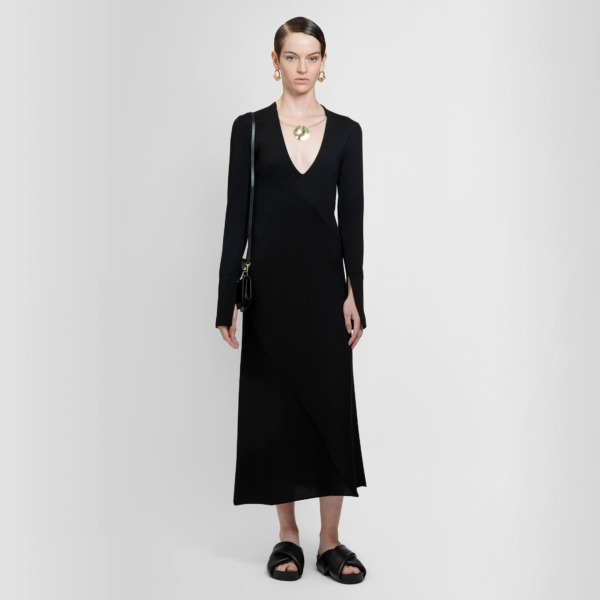 Jil Sander Womens Dress in Black by Antonioli GOOFASH