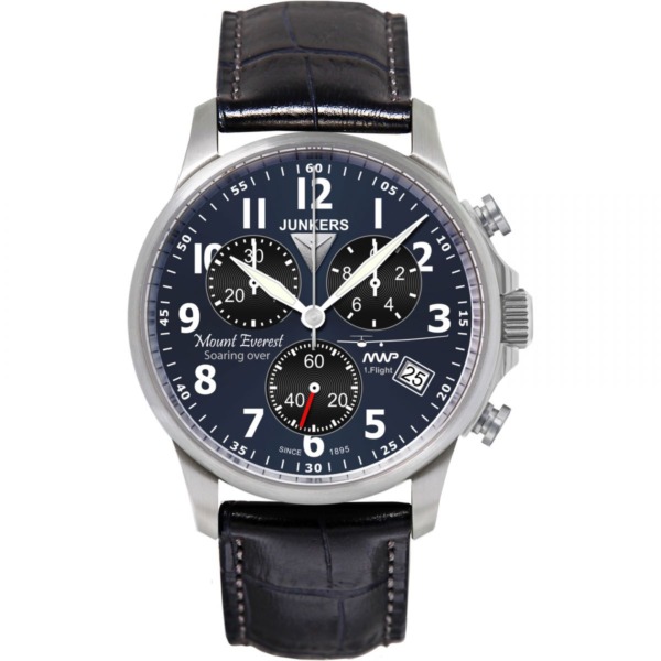 Junkers Blue Chronograph Watch Watch Shop GOOFASH