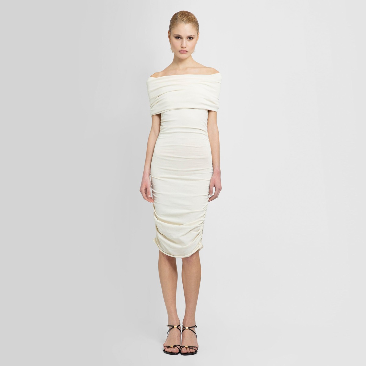 Khaite - Dress White - Antonioli - Ladies GOOFASH