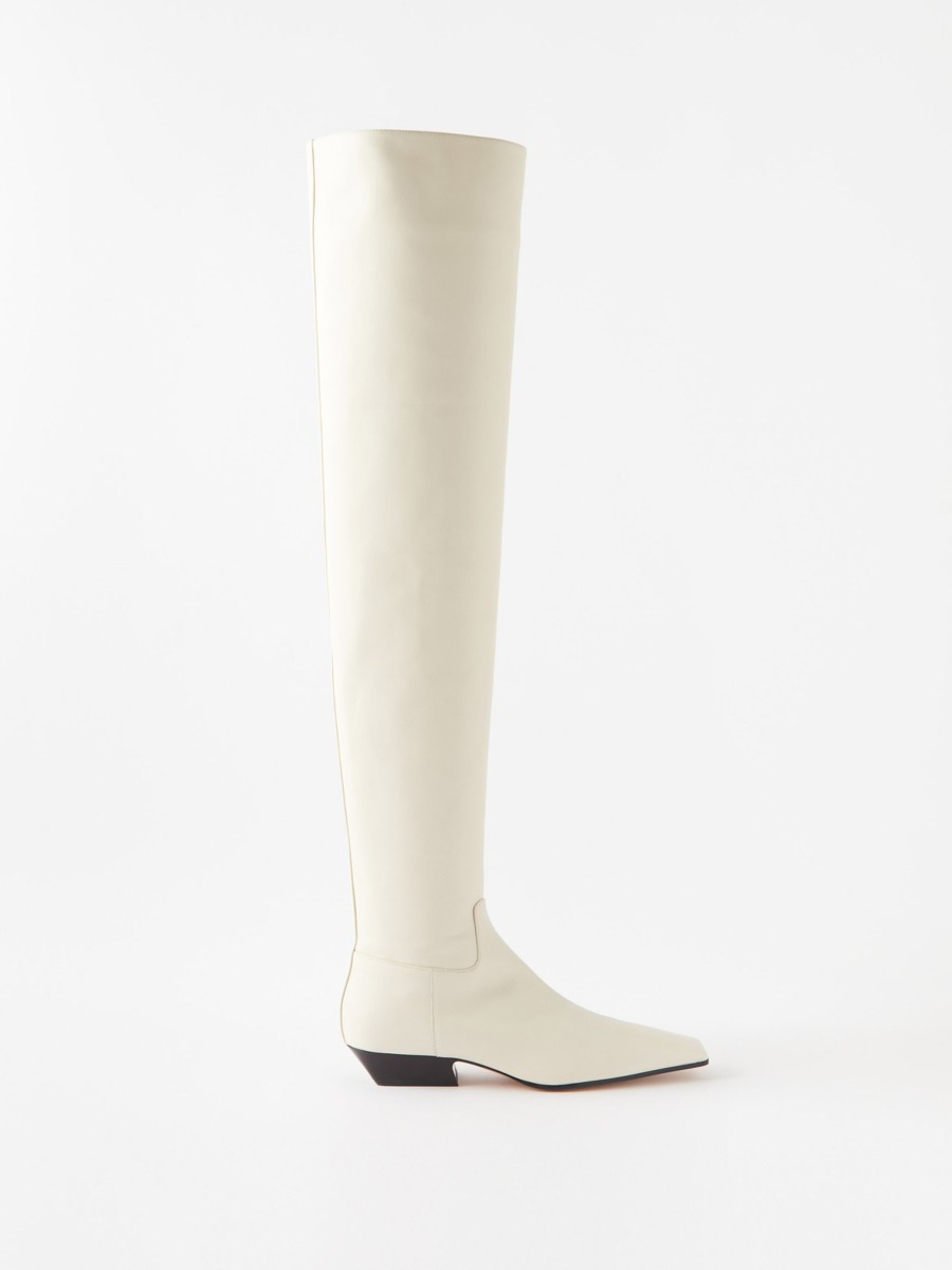 Khaite - Woman Boots White - Matches Fashion GOOFASH