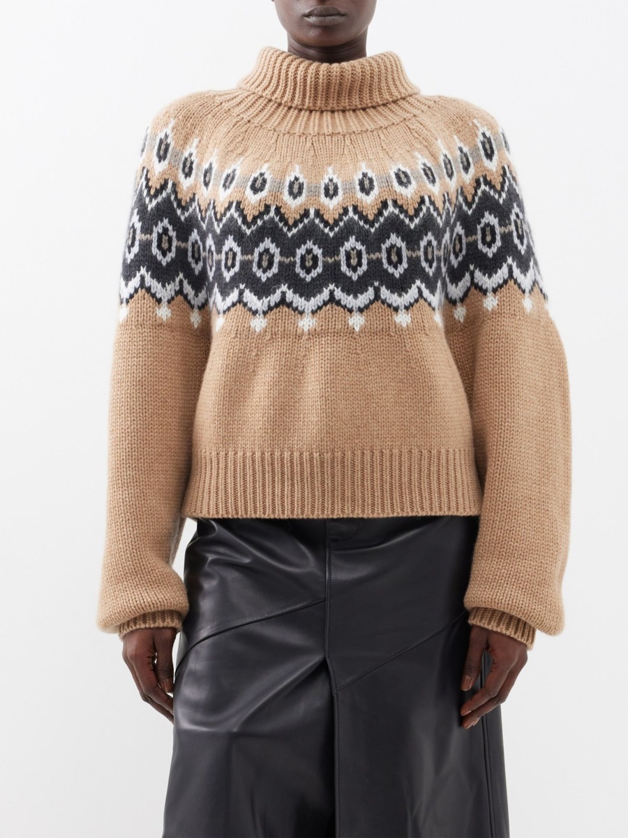 Khaite - Woman Camel Sweater by Matches Fashion GOOFASH