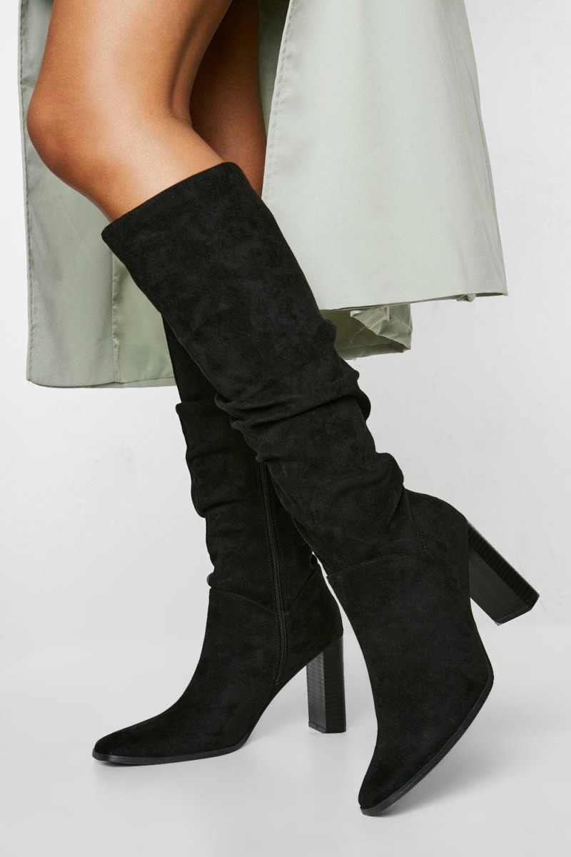 Knee High Boots Black Women - Boohoo GOOFASH
