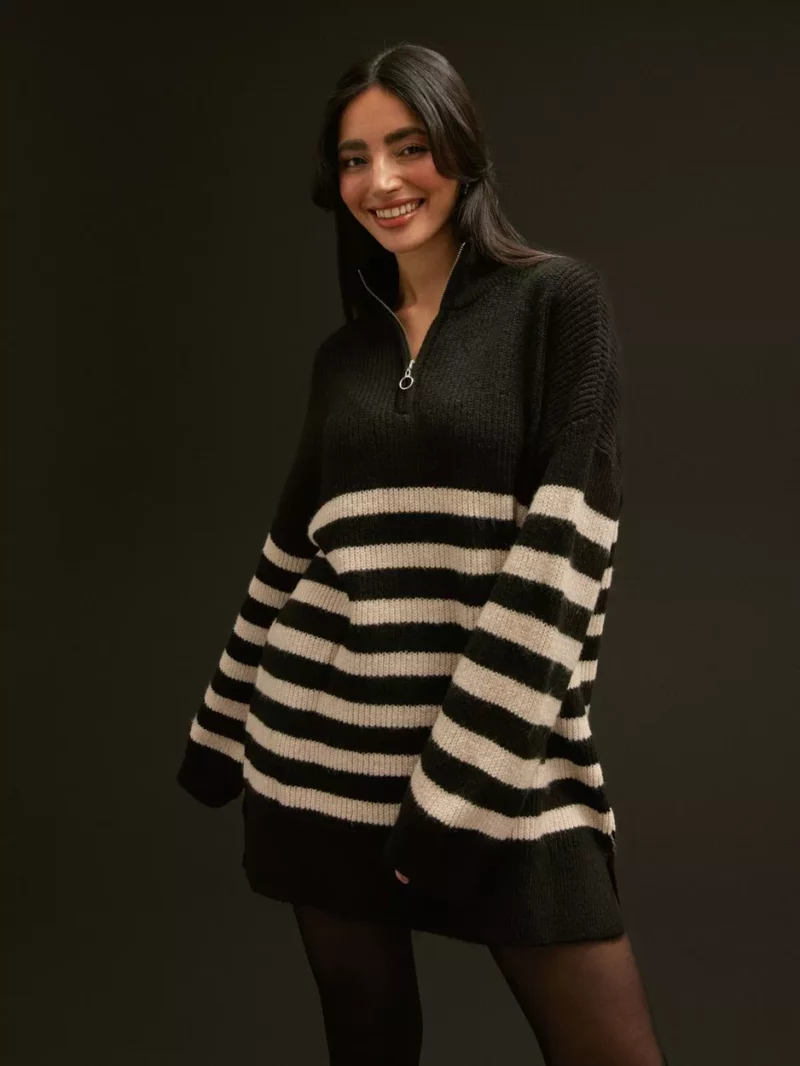 Knitted Sweater - Black - Only - Ladies - Nelly GOOFASH