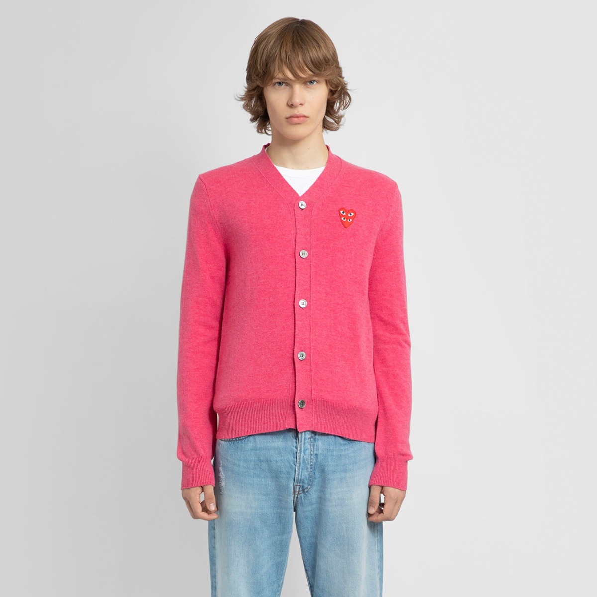 Knitwear in Pink - Antonioli - Man - Comme Des Garcons GOOFASH