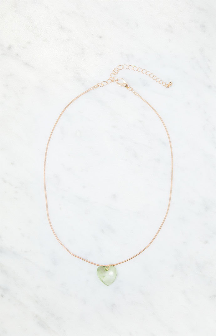La Hearts Woman Necklace in Gold by Pacsun GOOFASH