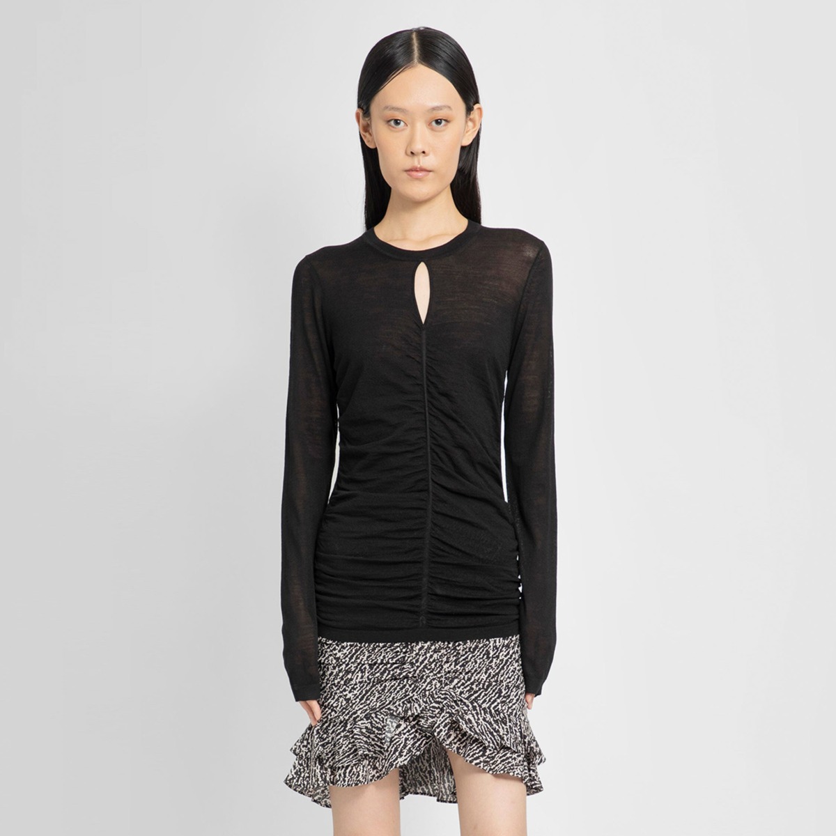 Ladies Black Knitwear - Antonioli - Isabel Marant GOOFASH
