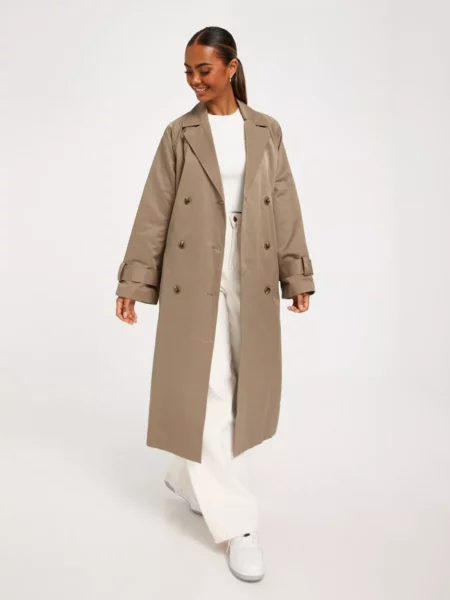 Ladies Brown Coat - Object Collectors Item - Nelly GOOFASH