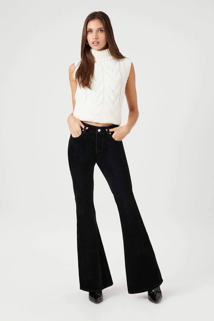 Ladies Jeans Black by Forever 21 GOOFASH