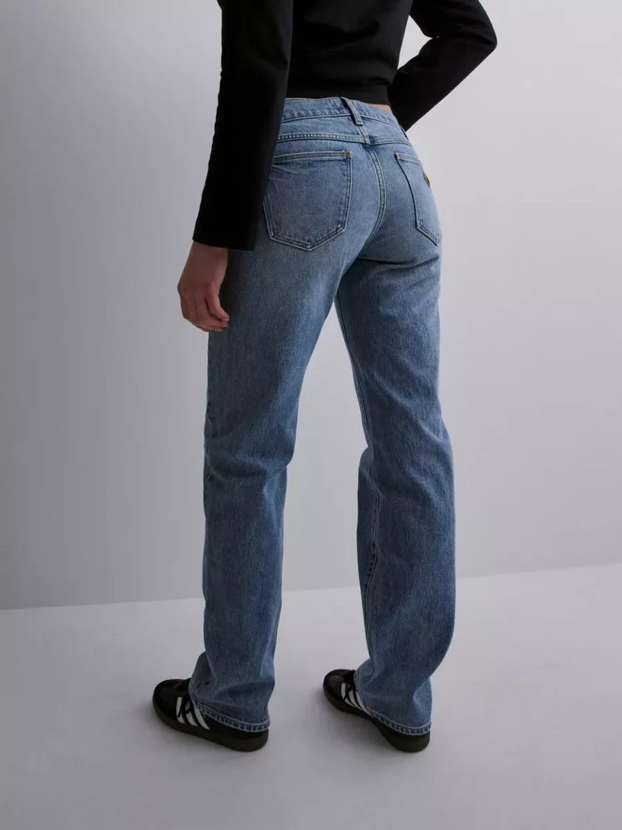 Ladies Jeans Blue Nelly - Abrand Jeans GOOFASH
