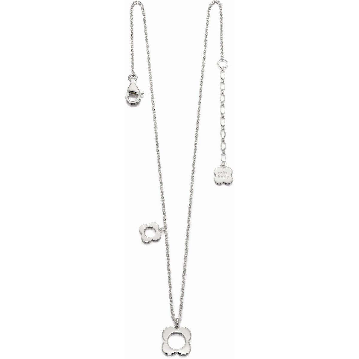 Ladies Necklace - Silver - Orla Kiely - Watch Shop GOOFASH